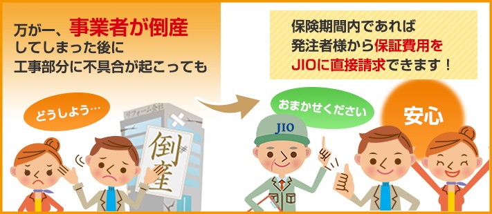 万が一、事業者が倒産した後に不具合が起こっても安心!