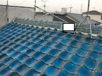 八尾市瓦撤去