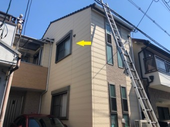 外壁の現場調査