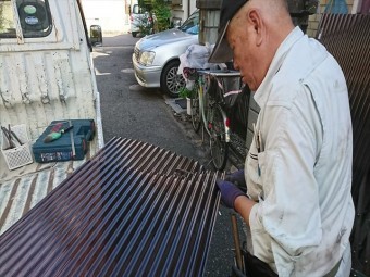 水切りのコーキングが7割れる