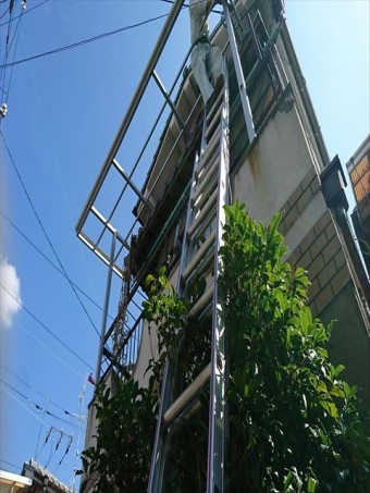 八尾市で波板撤去
