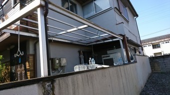 八尾市波板撤去