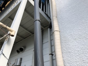 八尾市で樋の現場調査