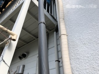 八尾市で樋の現場調査