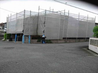 八尾長池仮設工事0721