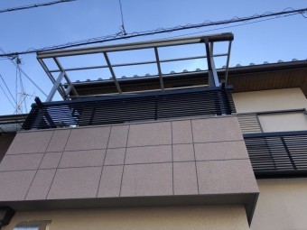 八尾市波板撤去完了