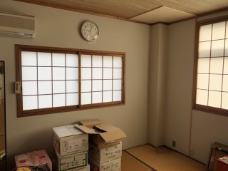 天井に点検口をつけた