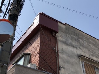 八尾 庇工事