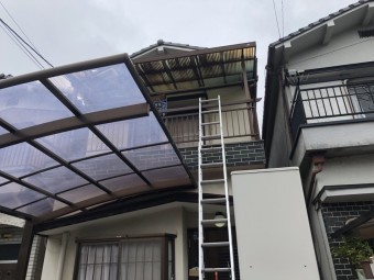 八尾市 波板工事