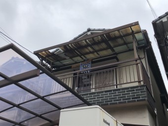 八尾市 波板 割れる