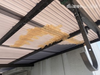 八尾市 波板割れた