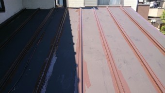 八尾市 小屋の屋根 塗装