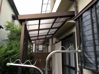 1階テラス屋根