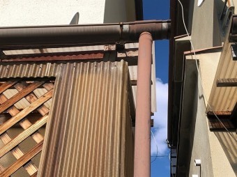 樋施工前