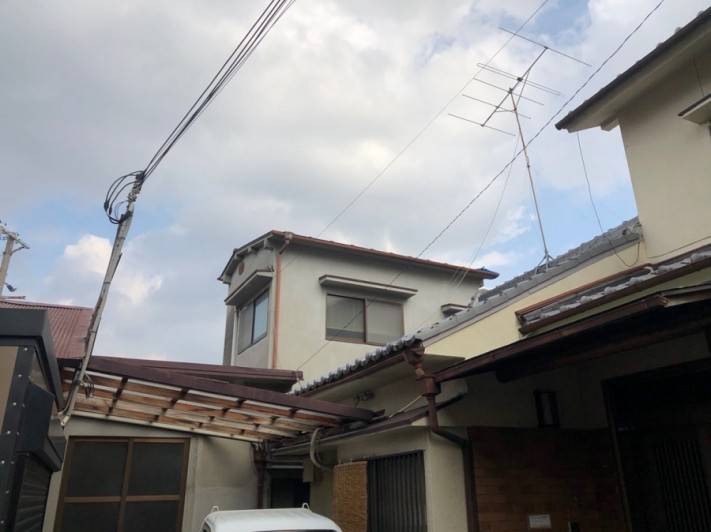 2階建て屋根