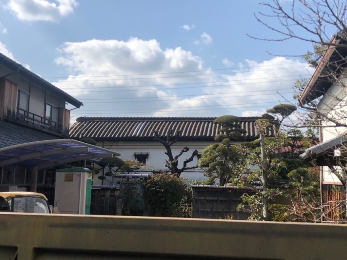 蔵の瓦葺き替え