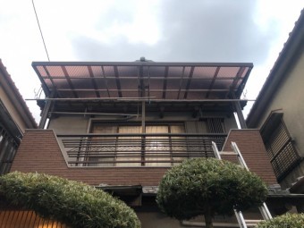 波板施工後