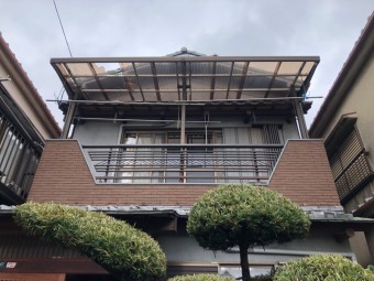 波板施工前