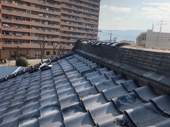 八尾市 屋根瓦