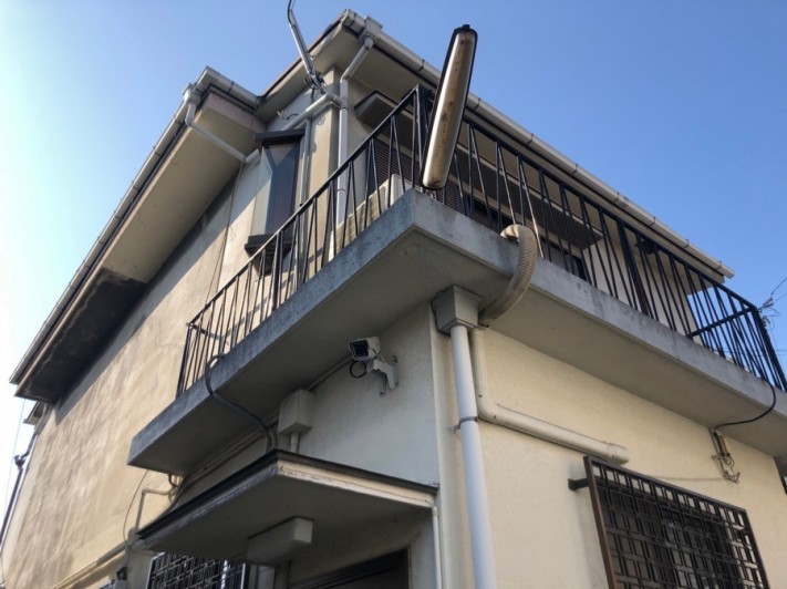 二階建てのお家現場調査