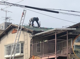桟打ち付け
