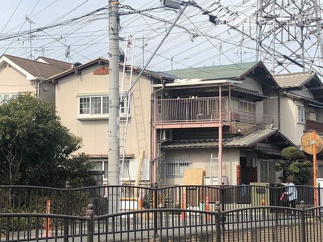 屋根下地コンパネ