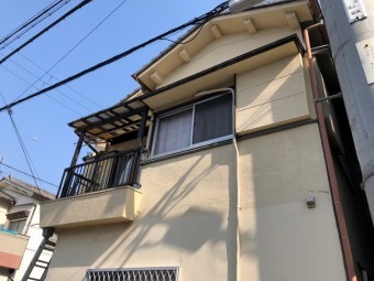 八尾市 雨もれ 外壁塗装
