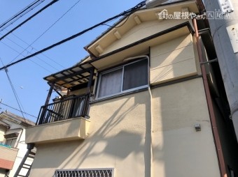 八尾市 雨もれ 外壁塗装