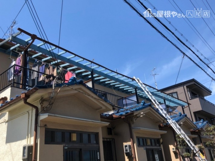 波板撤去後