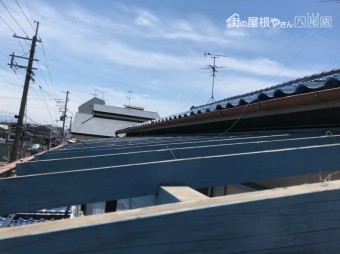 波板撤去後