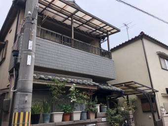 波板工事前