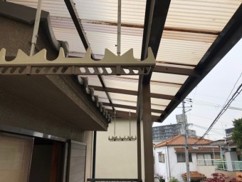 波板張替え前