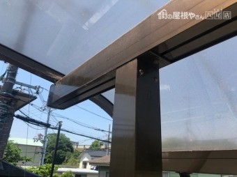テラスの柱