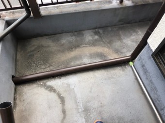 樋補修工事完了