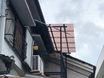 波板工事完了