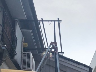 波板撤去後