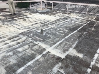 25年前防水工事をした屋上