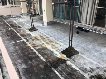 25年前防水工事をしたベランダ