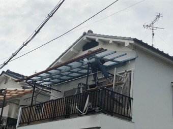 波板施工