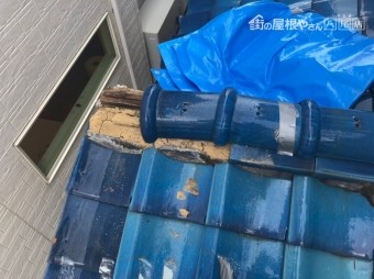 鬼瓦落下