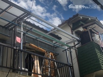 波板撤去