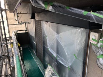 外壁塗装の養生