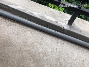 笠木ひび割れ