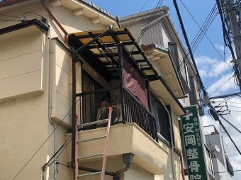 波板撤去