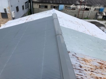 トタン屋根から雨漏り