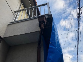 ベランダの下地が腐っている