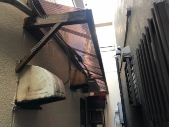 波板施工後