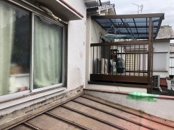 テラス撤去後