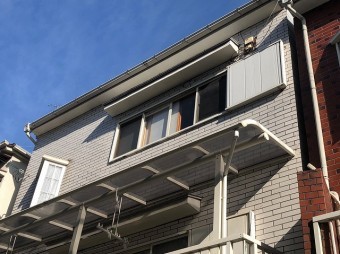 3階建ての屋根点検