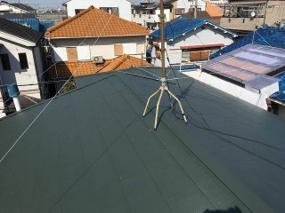 横暖ルーフ施工